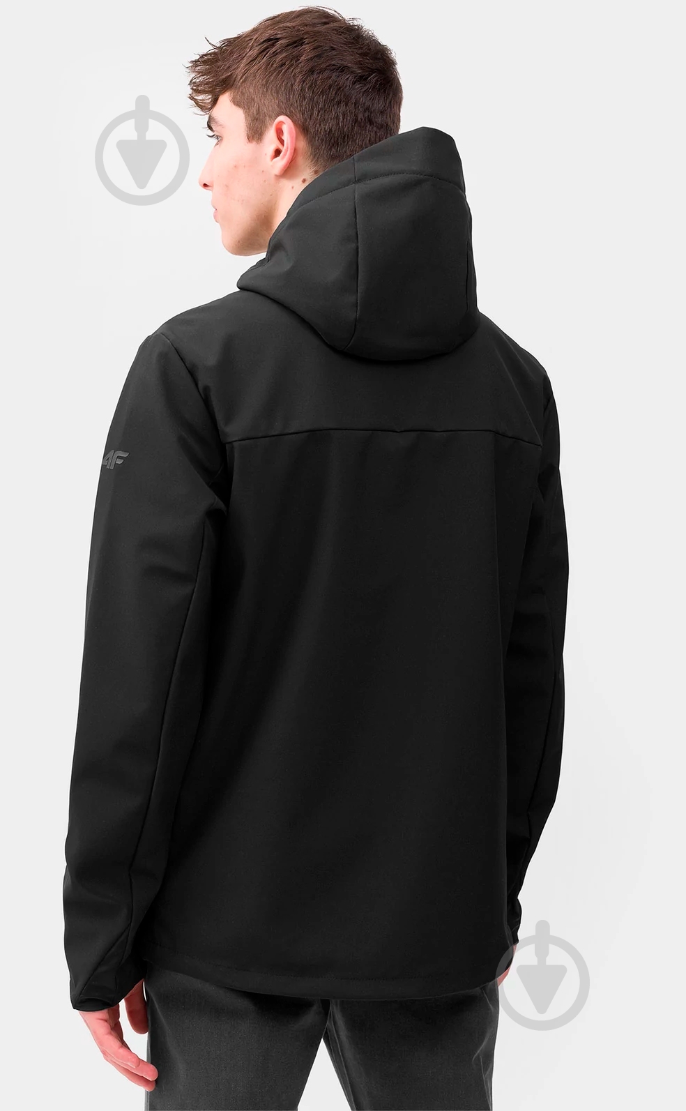 Куртка 4F SOFTSHELL JACKET 4FSS23TSOFM140-20S р.L черная - фото 6