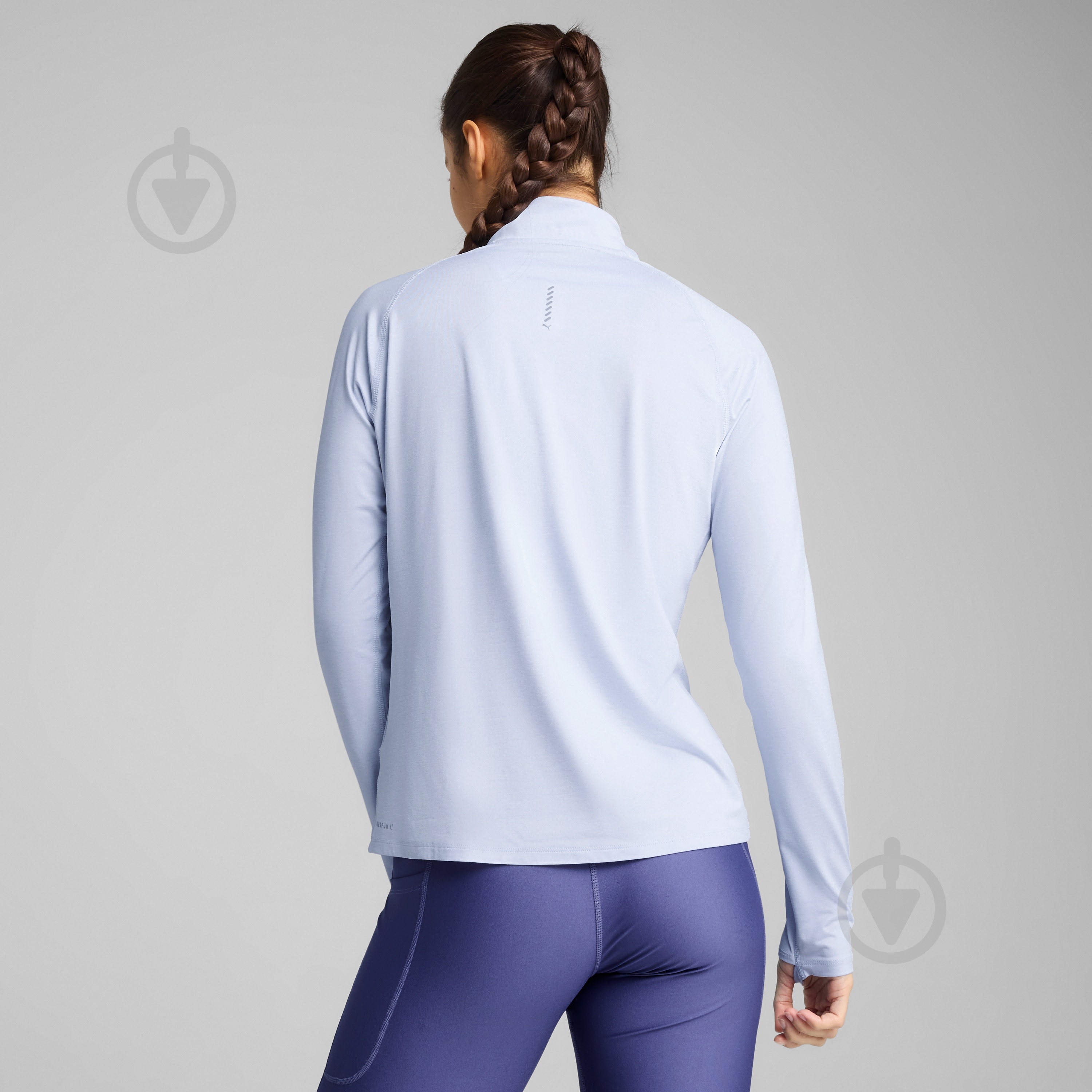 Джемпер Puma W RUN VELOCITY CLOUDSPUN 1/4 ZIP 52665047 р.XL голубой - фото 6 Джемпер Puma W RUN VELOCITY CLOUDSPUN 1/4 ZIP 52665047 р.XL голубой - фото 6