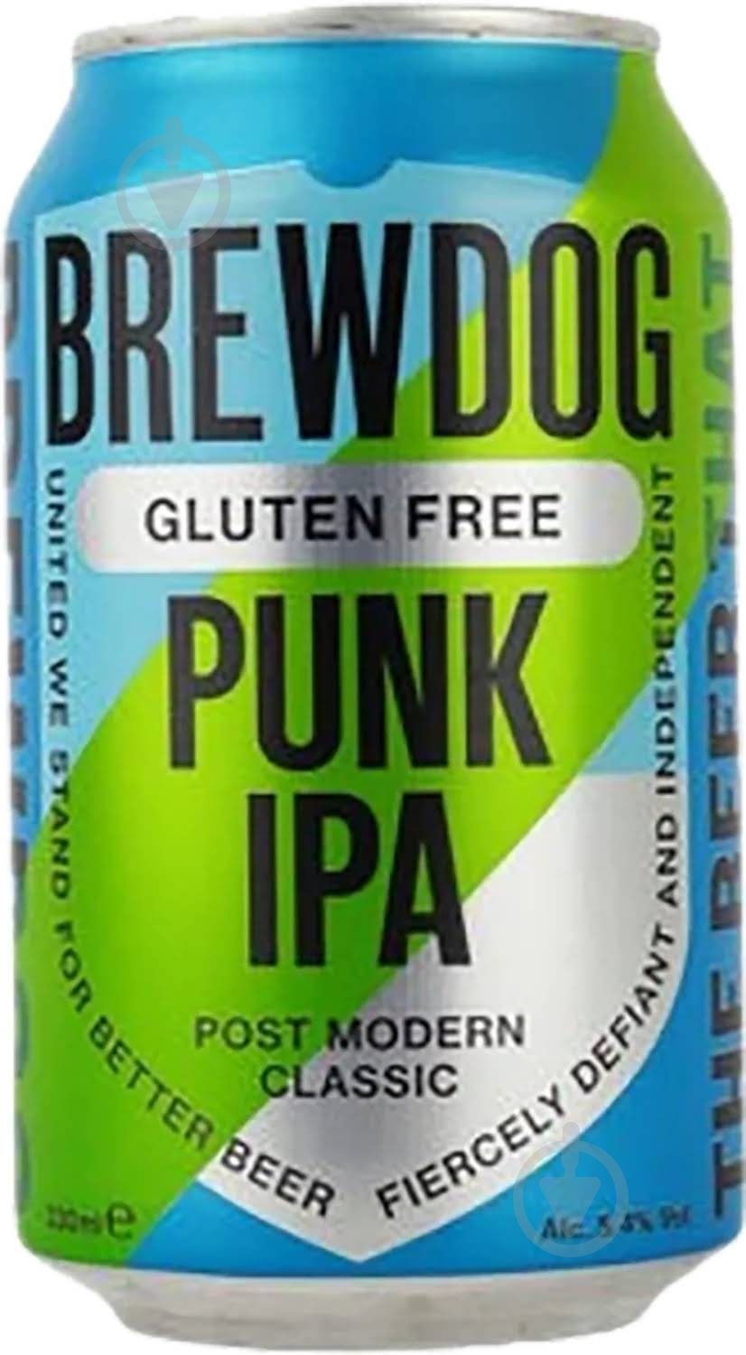 Пиво BrewDog Gluten Free Punk IPA 0,33 л - фото 1
