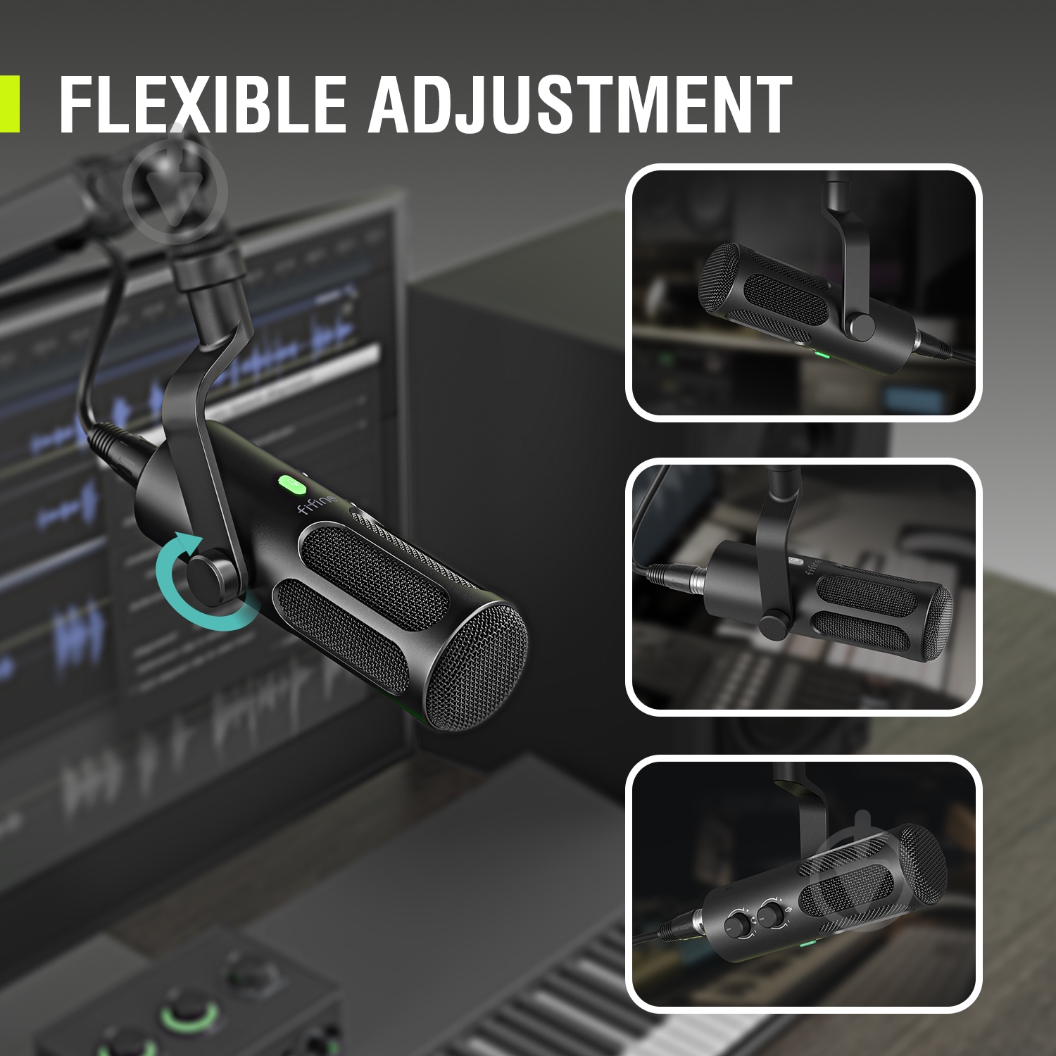 Микрофон FIFINE динамічний USB/XLR (Tank 3) - фото 15