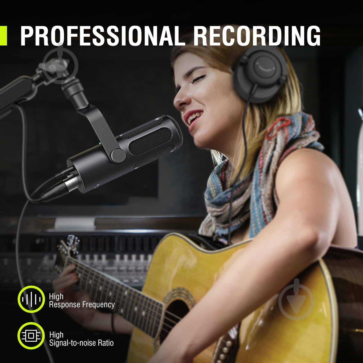 Микрофон FIFINE динамічний USB/XLR (Tank 3) - фото 14