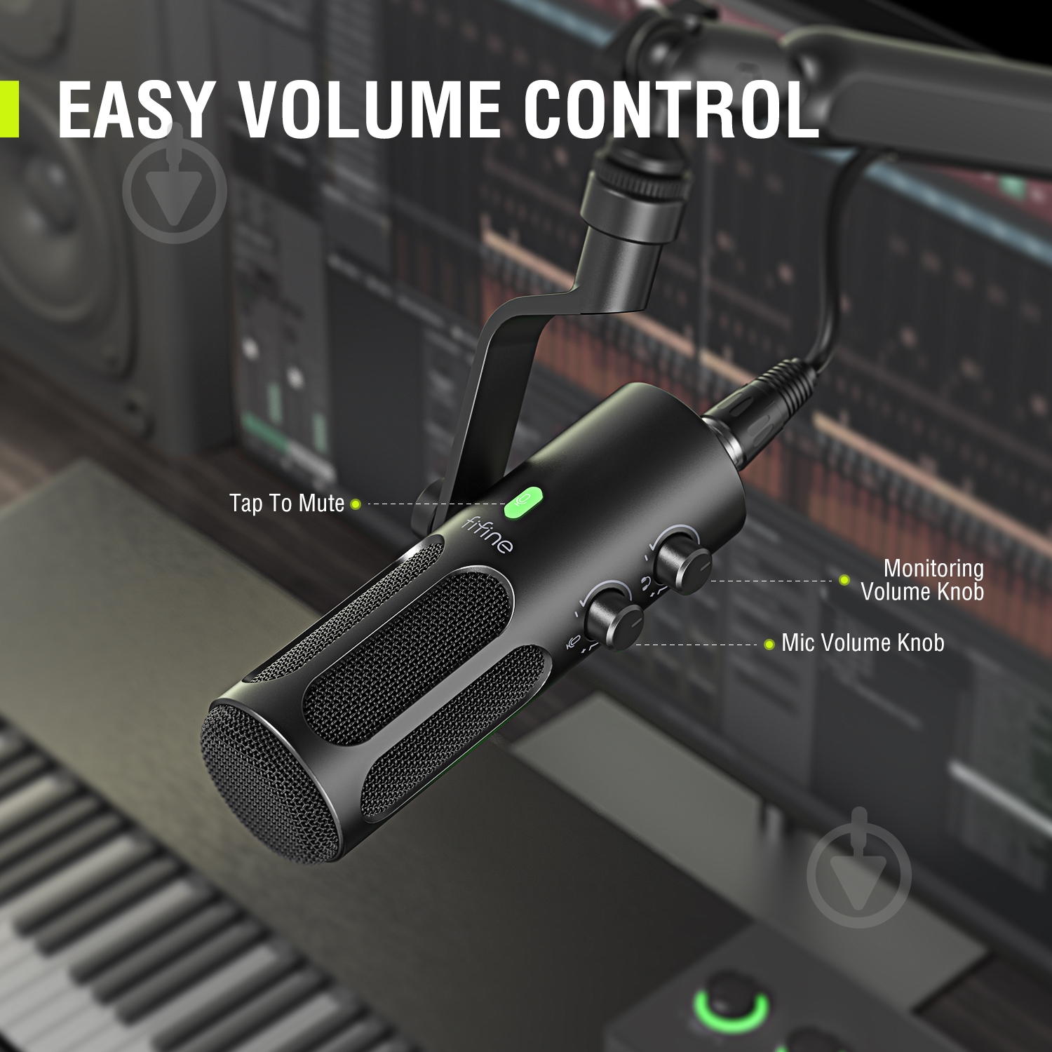 Микрофон FIFINE динамічний USB/XLR (Tank 3) - фото 8