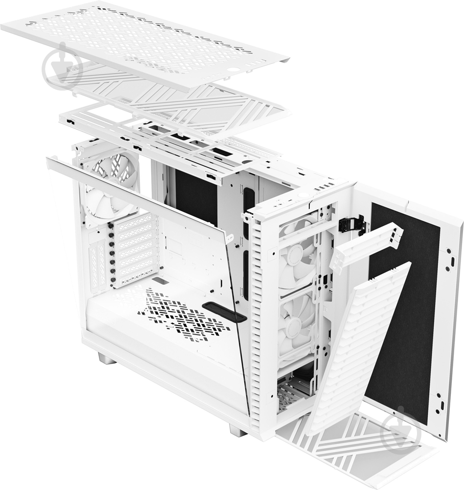 ᐉ Корпус Fractal Design Define 7 White TG Clear Tint (FD-C-DEF7A