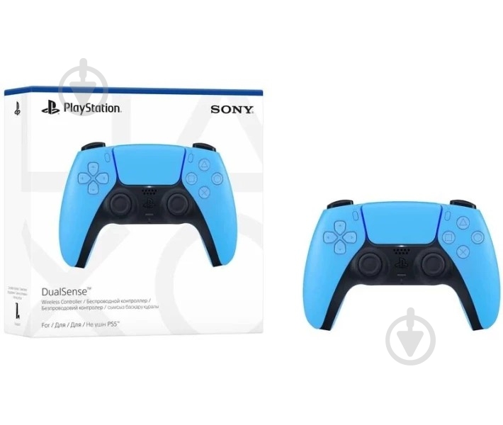 Геймпад беспроводной Sony DualSense PS5 starlight blue - фото 7 Геймпад беспроводной Sony DualSense PS5 starlight blue - фото 7