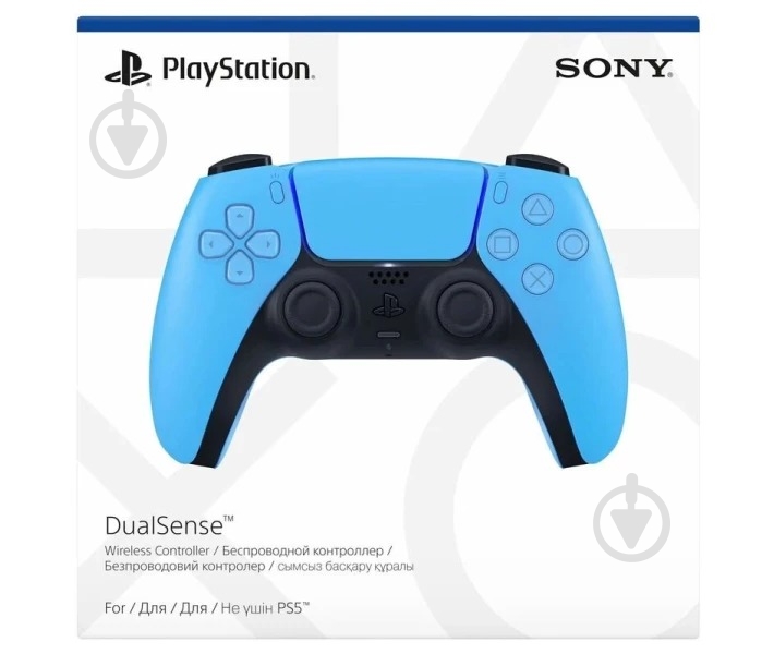Геймпад беспроводной Sony DualSense PS5 starlight blue - фото 5 Геймпад беспроводной Sony DualSense PS5 starlight blue - фото 5