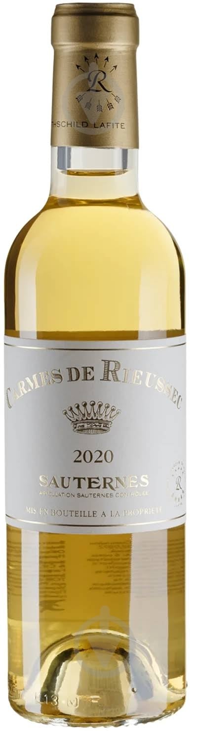 Вино Les Carmes de Rieussec 2020 0,375 л - фото 1 Вино Les Carmes de Rieussec 2020 0,375 л - фото 1