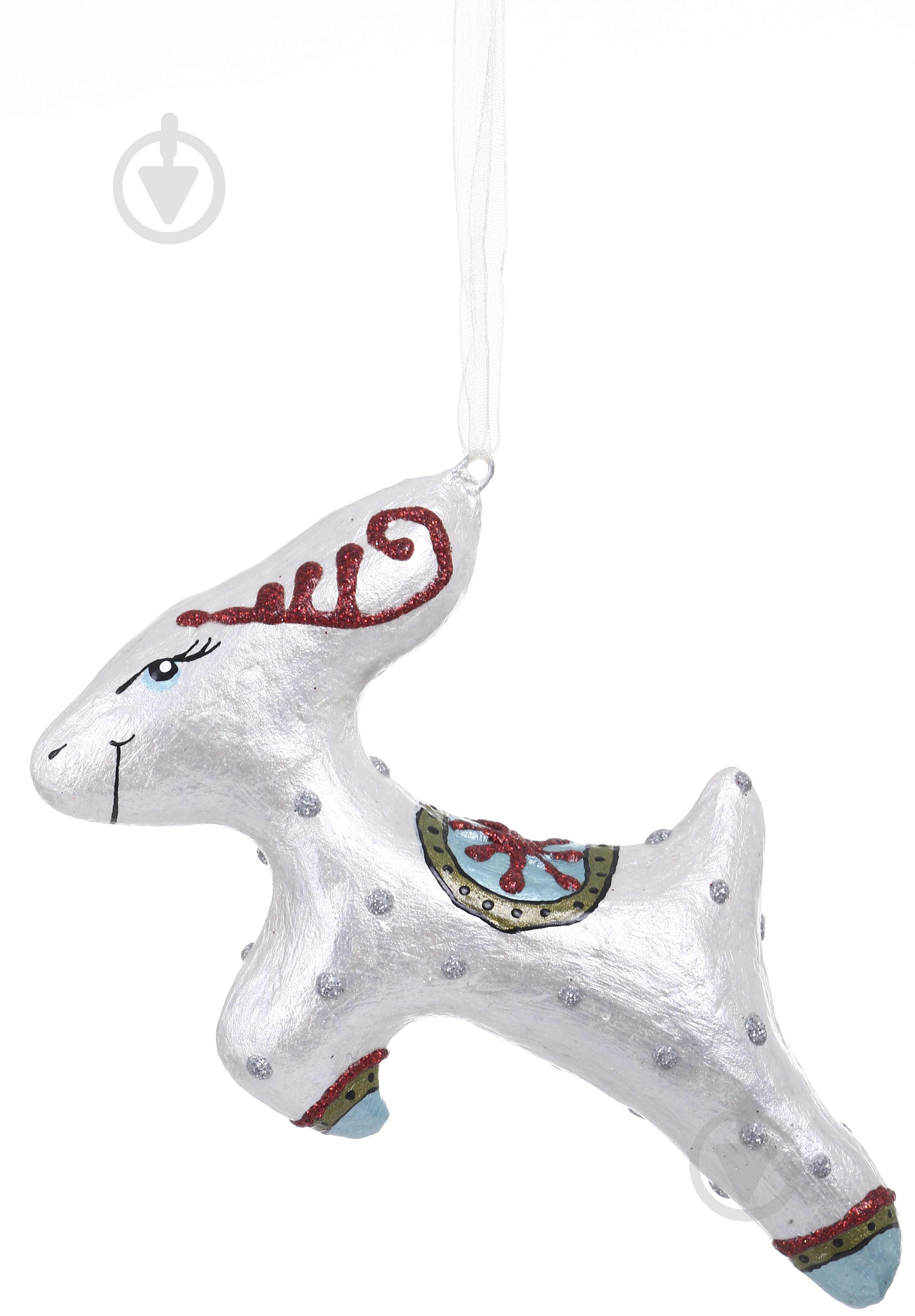 Елочная игрушка Северный олень 11 x 12 x 2,5 см (2033016003) - фото 2 Елочная игрушка Северный олень 11 x 12 x 2,5 см (2033016003) - фото 2
