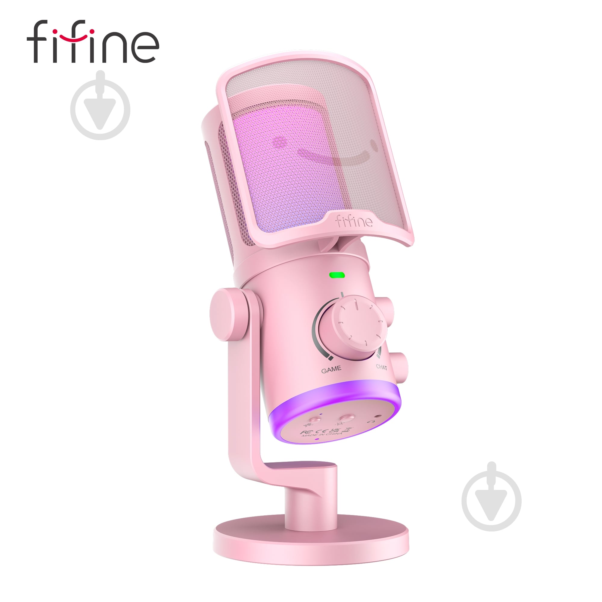 Микрофон FIFINE конденсаторний USB (AM6P) - фото 4 Микрофон FIFINE конденсаторний USB (AM6P) - фото 4