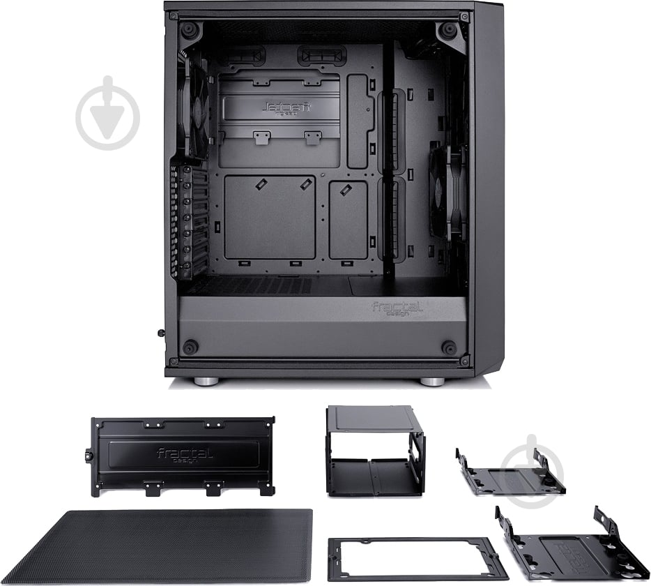 Корпус Fractal Design Meshify C Blackout TG (FD-CA-MESH-C-BKO-TG) - фото 20