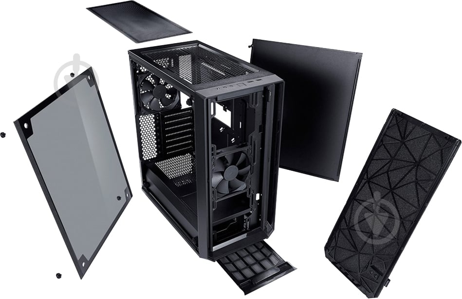 Корпус Fractal Design Meshify C Blackout TG (FD-CA-MESH-C-BKO-TG) - фото 22