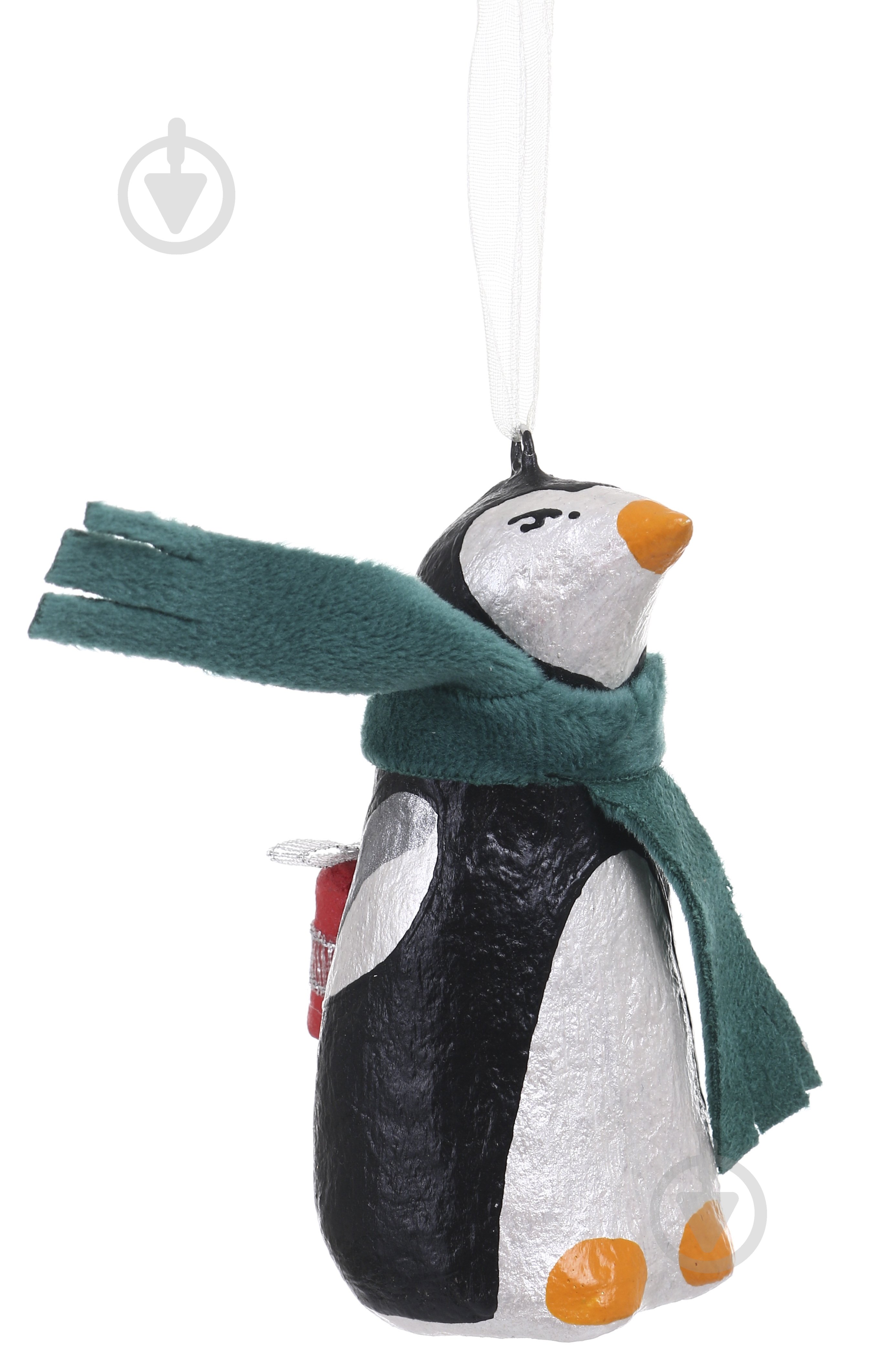 Елочная игрушка Пингвин с подарком 9 x 4,5 x 6 см (2033054003) - фото 2 Елочная игрушка Пингвин с подарком 9 x 4,5 x 6 см (2033054003) - фото 2