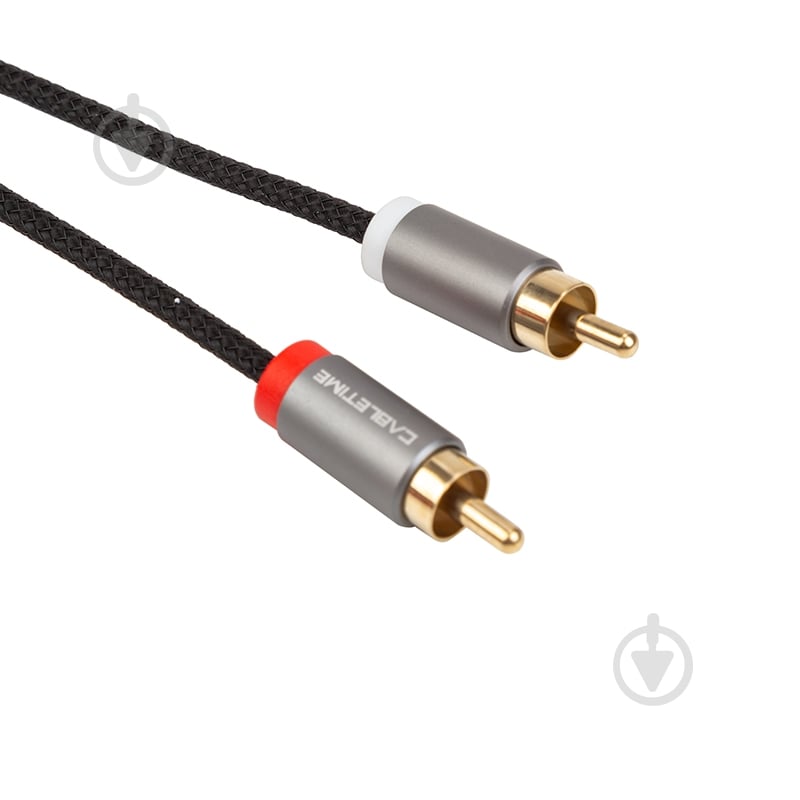 Кабель CableTime 3.5мм - 2x RCA 3 м black (CA914067) - фото 4