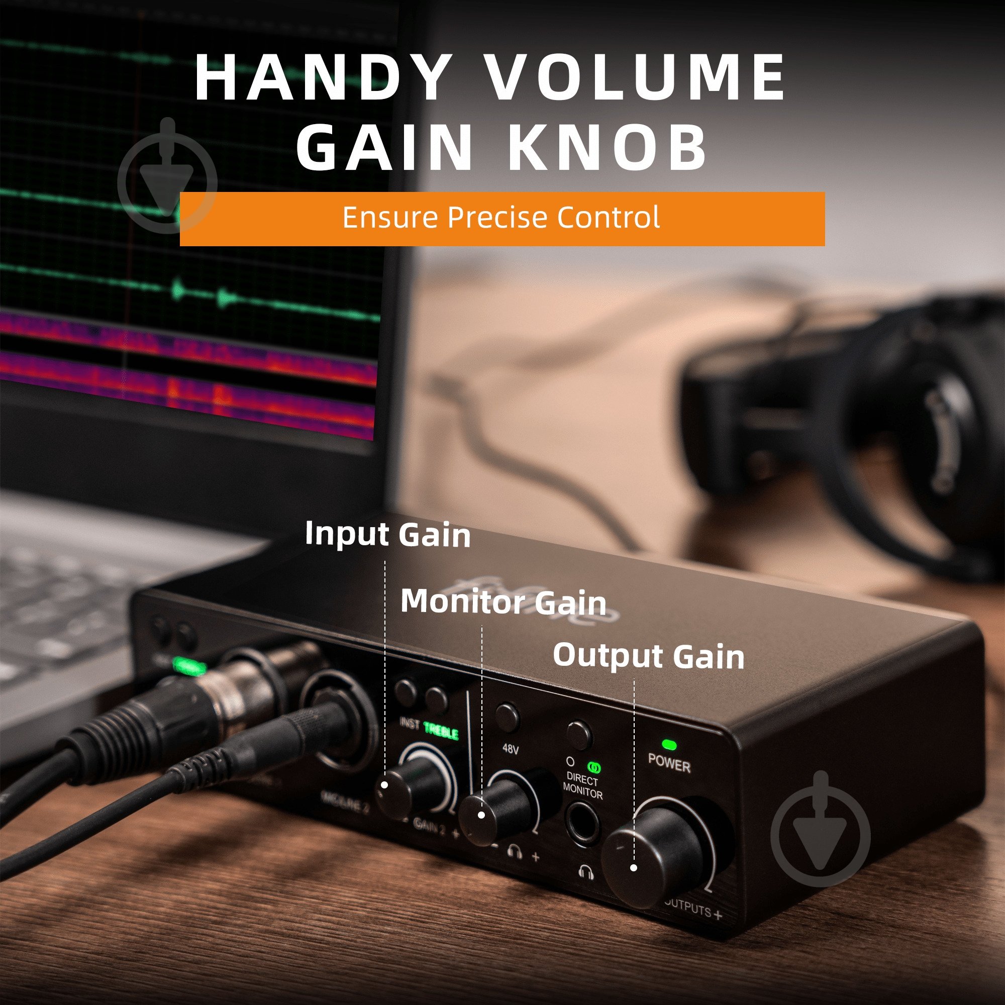 Аудиоинтерфейс FIFINE (Ampli 3) - фото 6