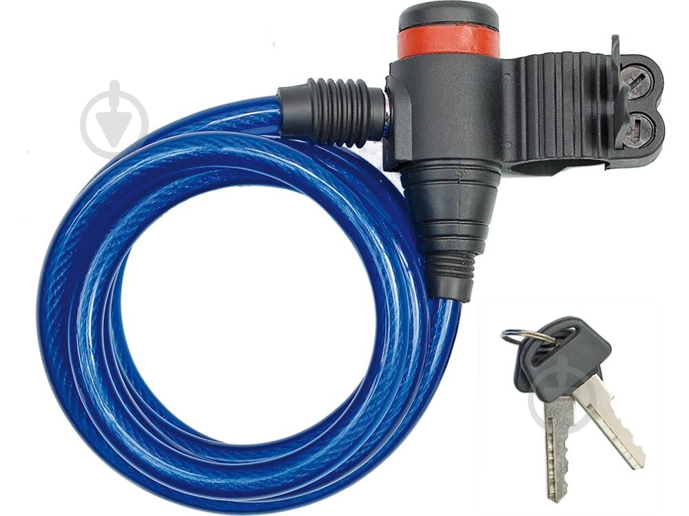 Замок велосипедный Vorel 10 x 1200 мм 77834 - фото 1 Замок велосипедный Vorel 10 x 1200 мм 77834 - фото 1