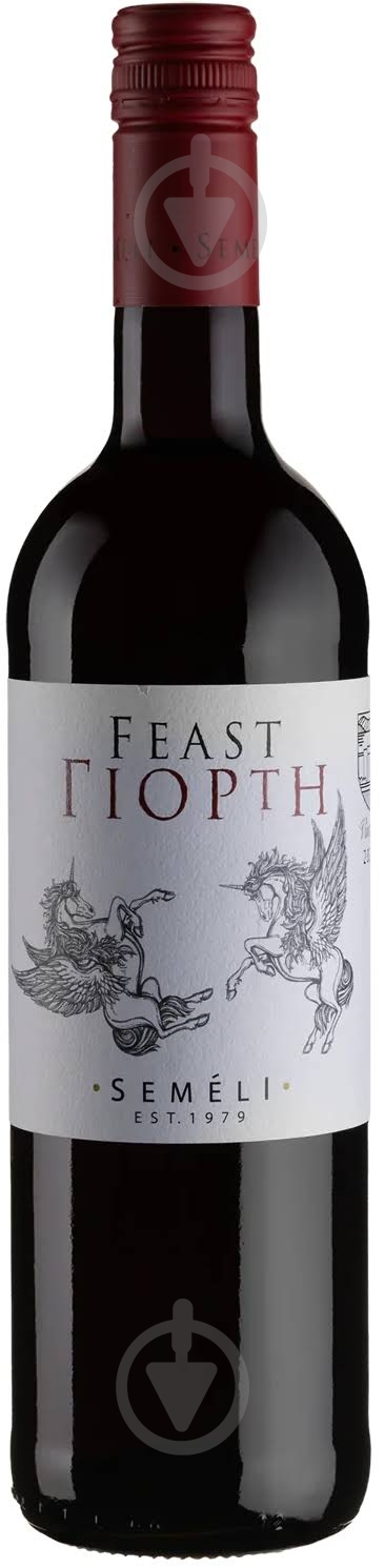 Вино Semeli Giorti/Feast Red 0,75 л - фото 1