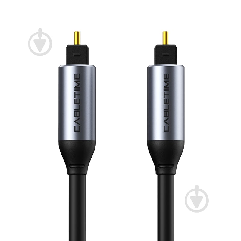 Кабель CableTime Toslink (M) - Toslink (M) 3 м black (CA916511) - фото 1 Кабель CableTime Toslink (M) - Toslink (M) 3 м black (CA916511) - фото 1