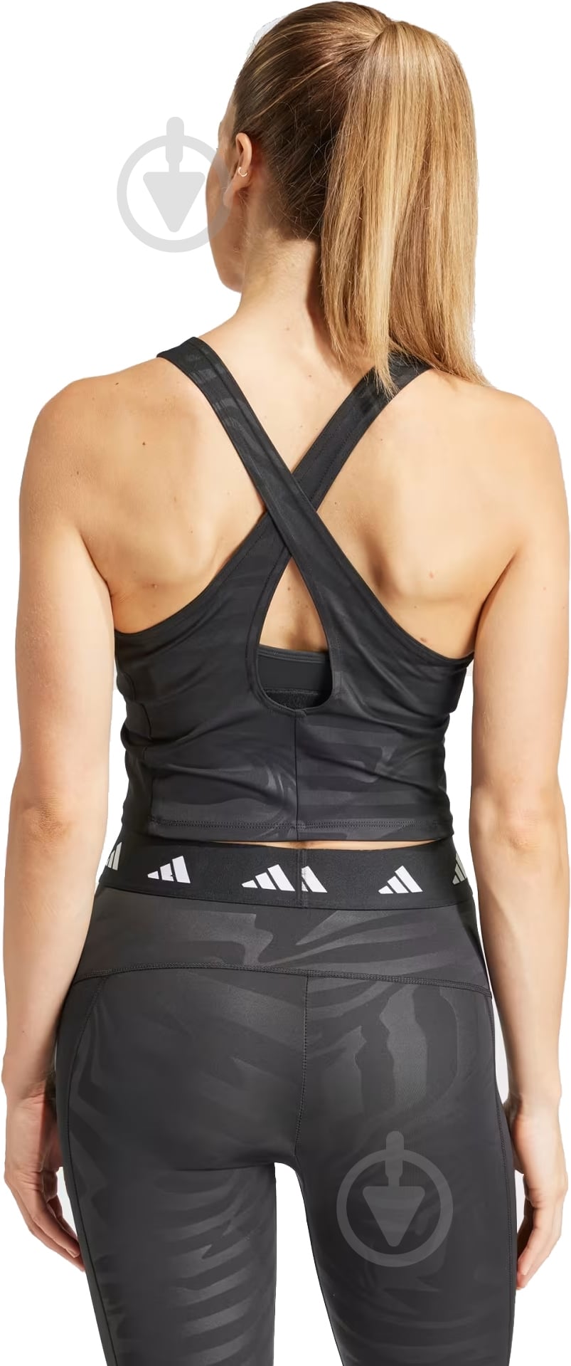 Топ Adidas TF PRINT CRO TK IN6876 р.L черный - фото 2