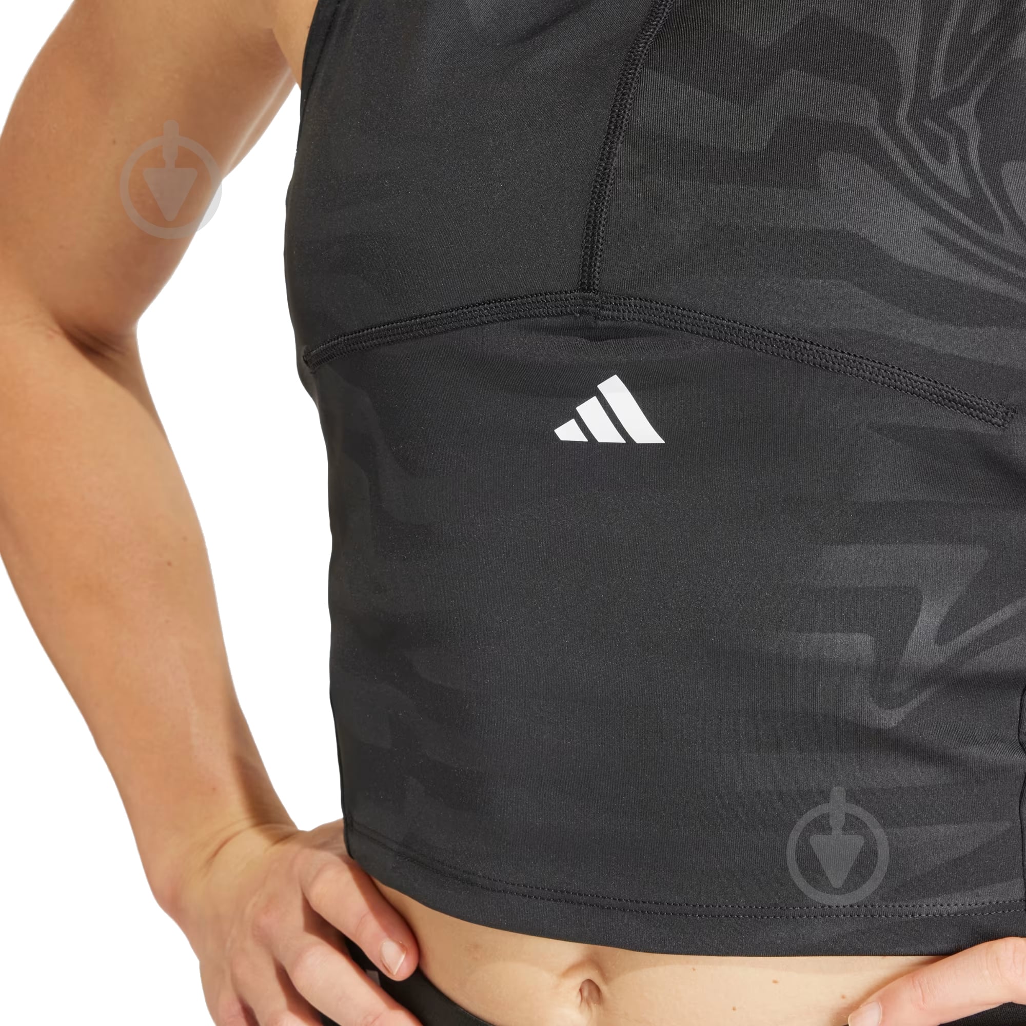 Топ Adidas TF PRINT CRO TK IN6876 р.L черный - фото 5