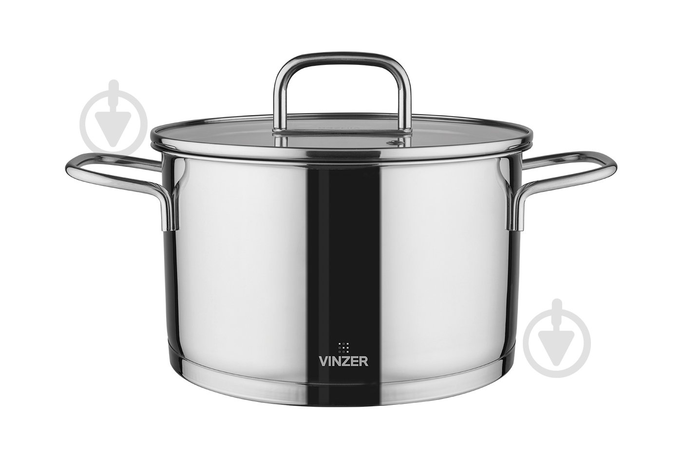 Каструля з кришкою Vinzer Glossy Line 3,6 л 50044 - фото 1
