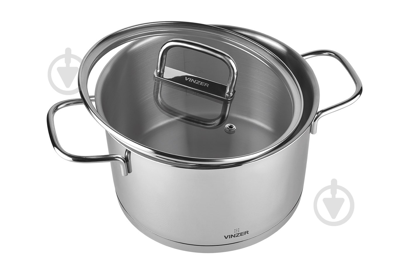 Каструля з кришкою Vinzer Glossy Line 3,6 л 50044 - фото 2