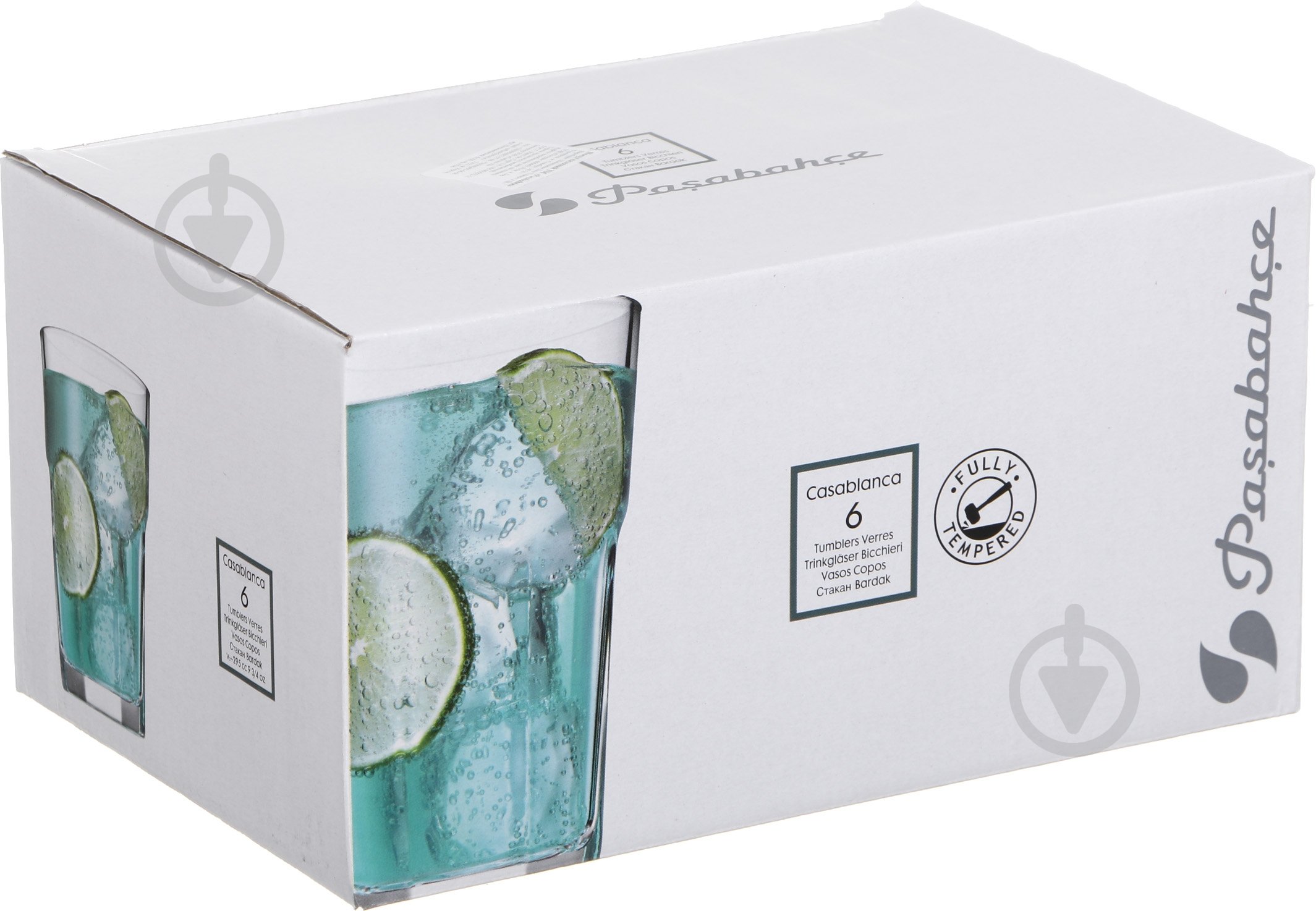Набор стаканов Касабланка 6 шт Pasabahce - фото 2 Набор стаканов Касабланка 6 шт Pasabahce - фото 2