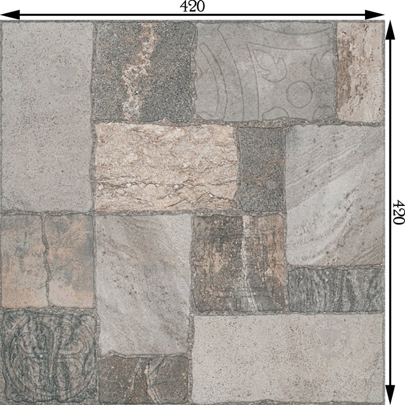 Плитка Cersanit Midway grey 42x42 см - фото 2