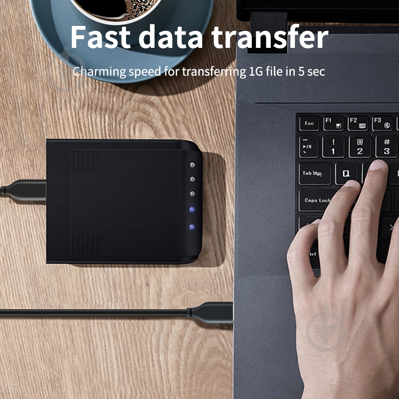 Кабель CableTime USB 3.0 Type-C — AM 1,5 м black (CA915439) - фото 4 Кабель CableTime USB 3.0 Type-C — AM 1,5 м black (CA915439) - фото 4