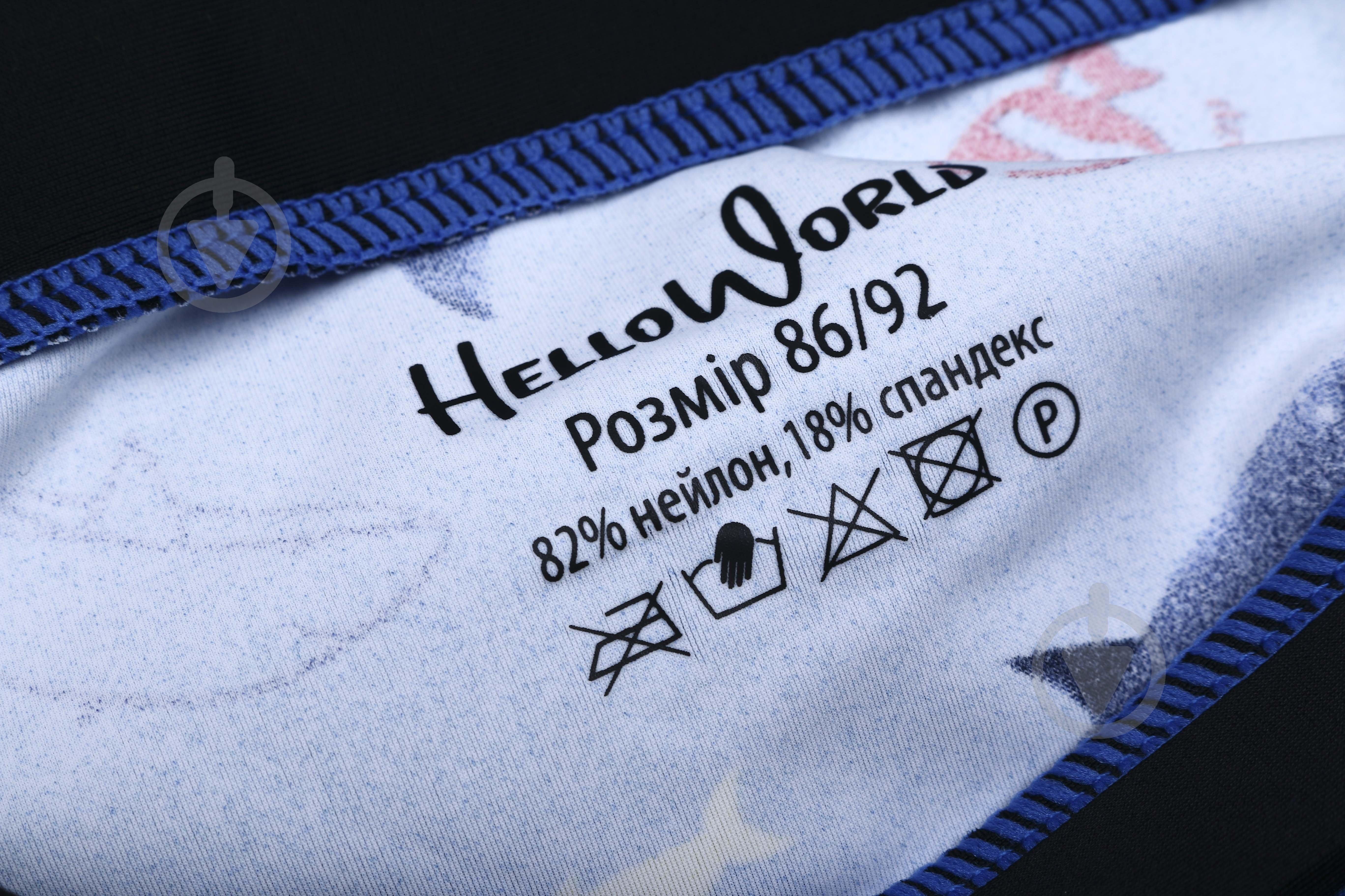 Плавки HW 25ENGL11 р.98-104 темно-синий - фото 4