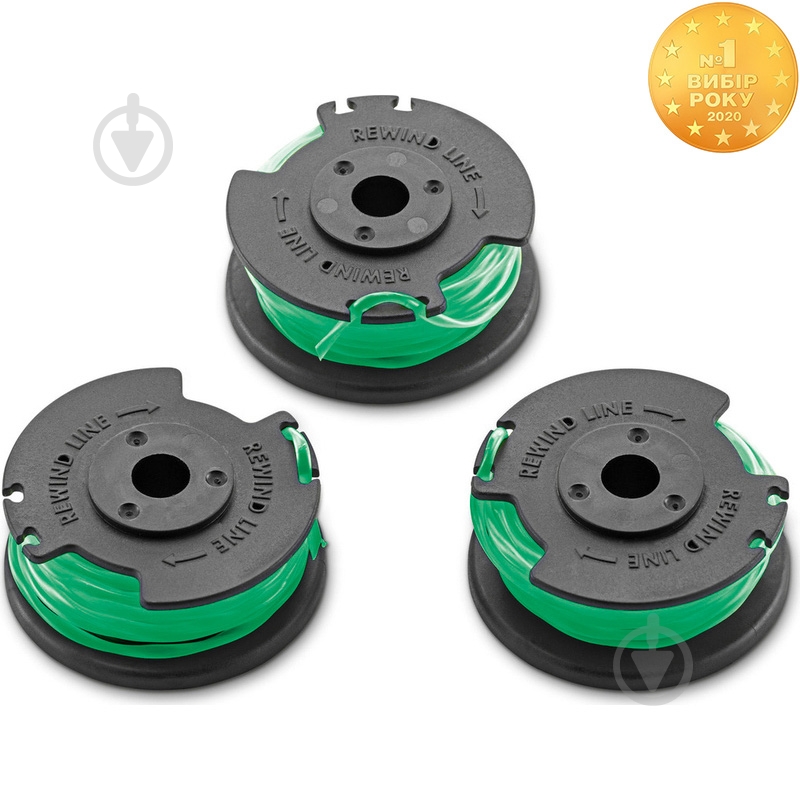 Набір Karcher з 3-х шпуль для тримера Karcher LTR 36V Battery - фото 1