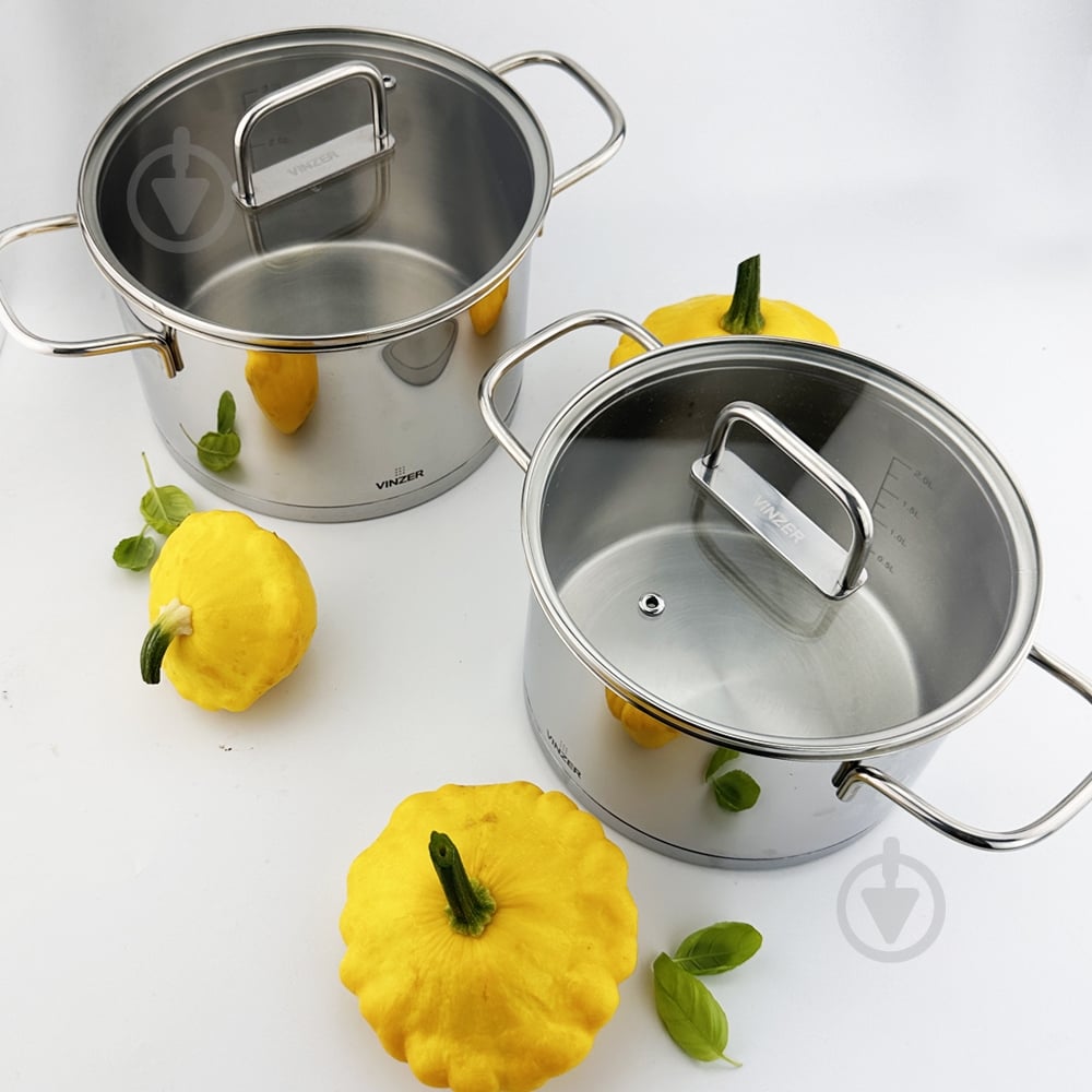 Кастрюля с крышкой Vinzer Glossy Line 2,7 л 50043 - фото 5 Кастрюля с крышкой Vinzer Glossy Line 2,7 л 50043 - фото 5