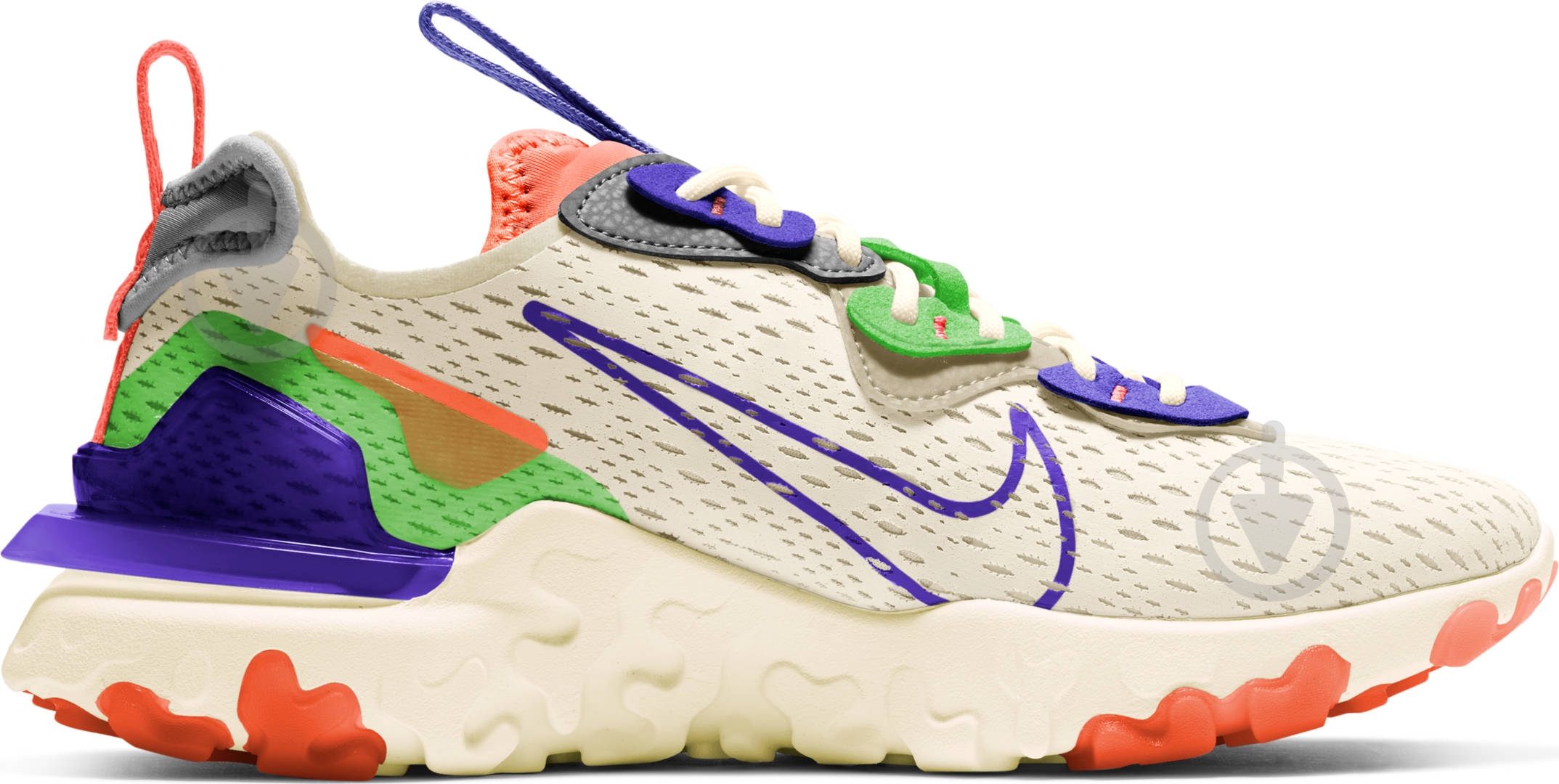 Кроссовки женские демисезонные Nike REACT VISION CI7523-104 р.38 разноцветные - фото 4