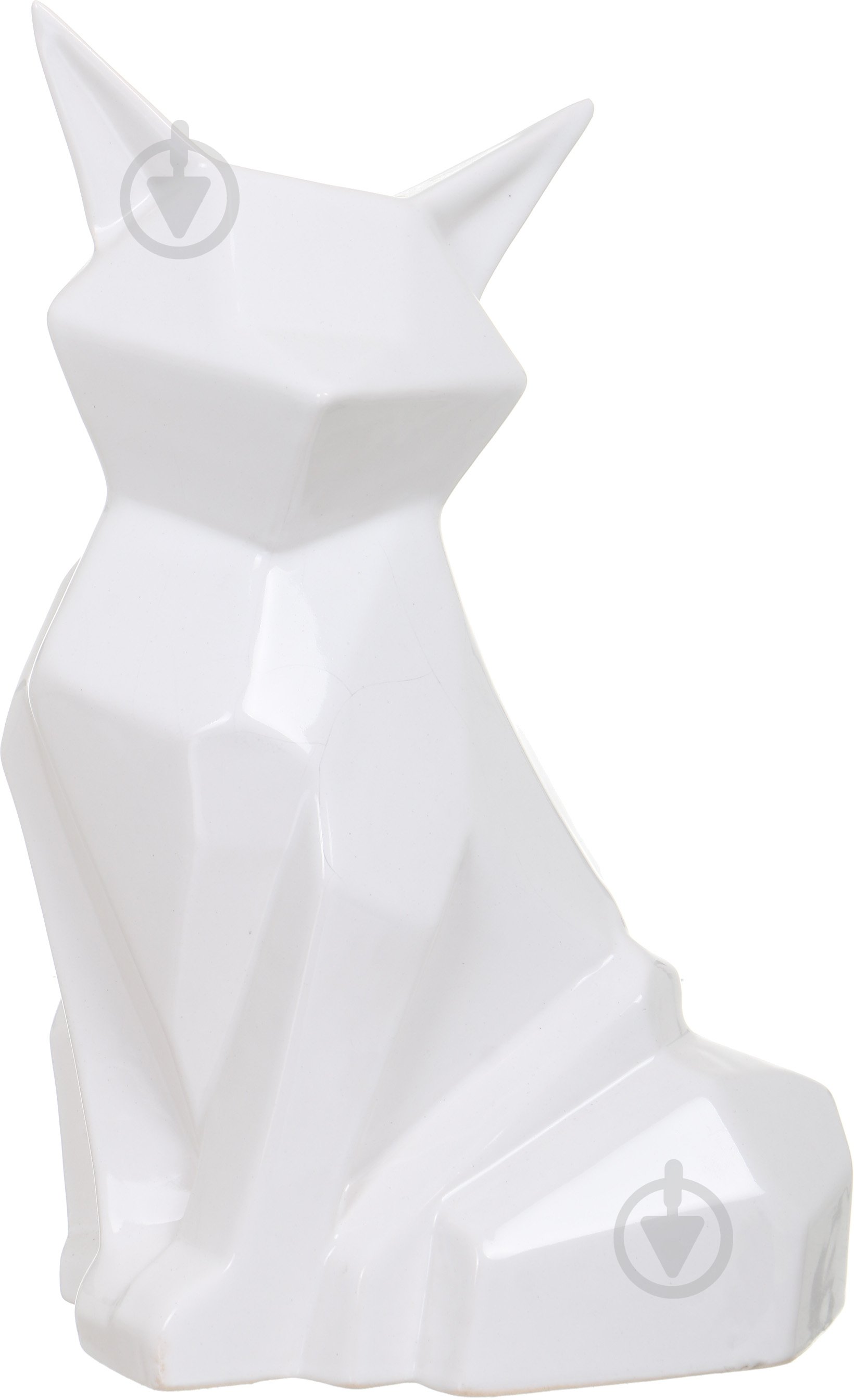Статуэтка Eterna лиса 2506 18х14,5х3 см белый - фото 1