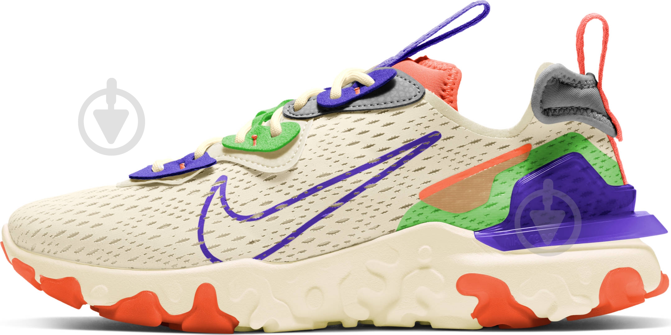 Кросівки жіночі демісезонні Nike REACT VISION CI7523-104 р.41 різнокольорові - фото 1
