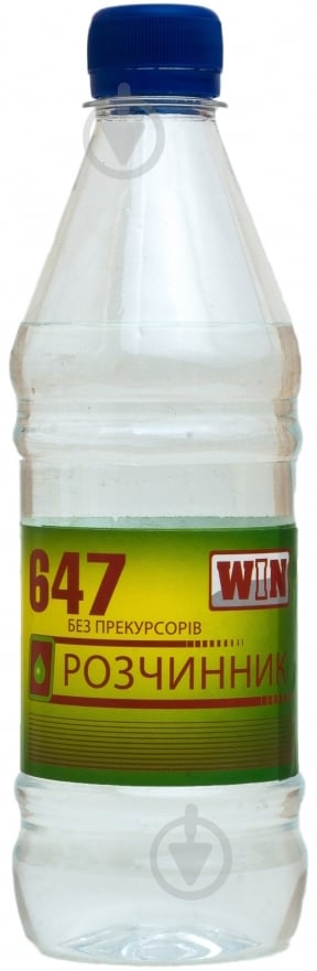Растворитель 647 без прекурсоров WIN 0,8 л 0,51 кг - фото 1