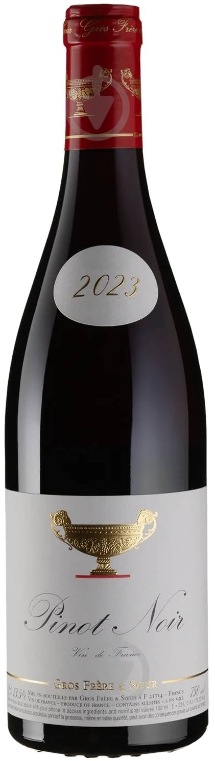 Вино Gros Frere et Soeur Pinot Noir 2023 0,75 л - фото 1 Вино Gros Frere et Soeur Pinot Noir 2023 0,75 л - фото 1