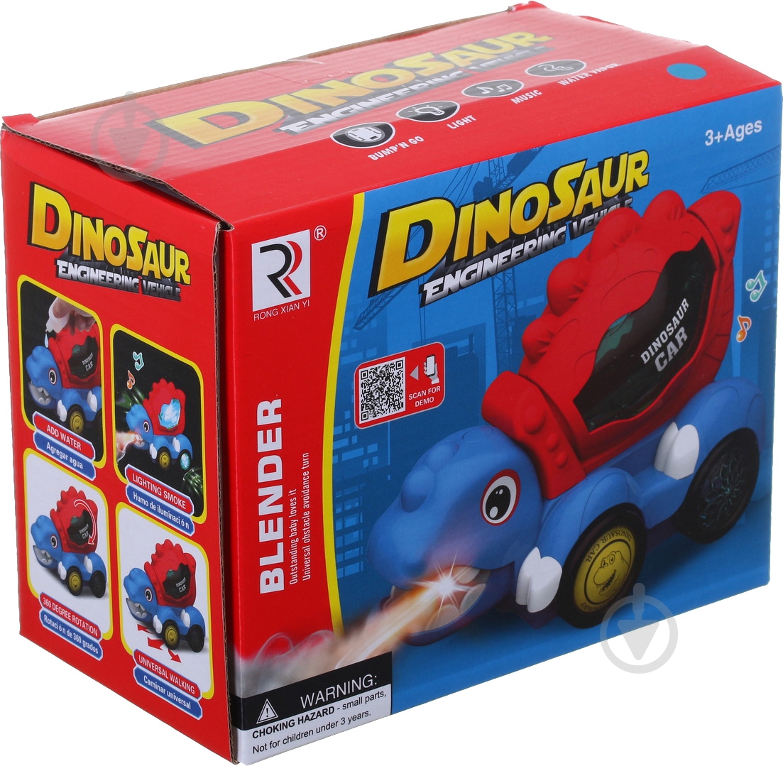 Игрушка RONG XIAN YI Машинка-динозавр со световыми и звуковыми эффектами OTC0885677 - фото 2