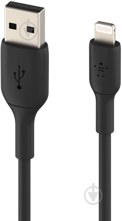 Кабель Belkin Lightning – USB 2 м черный (CAA001bt2MBK) - фото 3