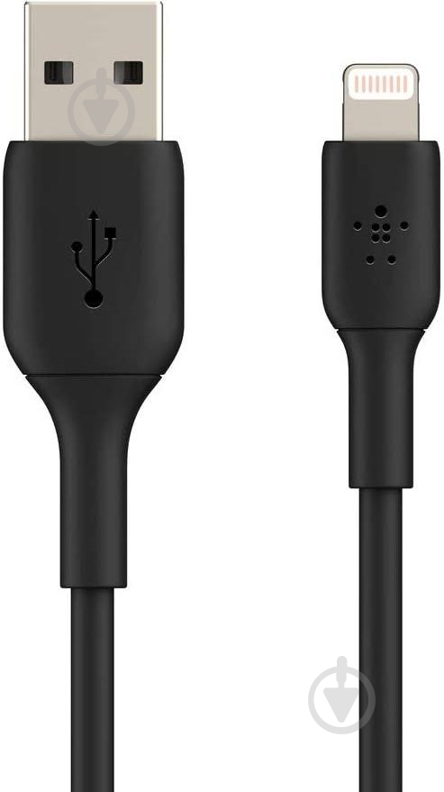 Кабель Belkin Lightning – USB 2 м черный (CAA001bt2MBK) - фото 2