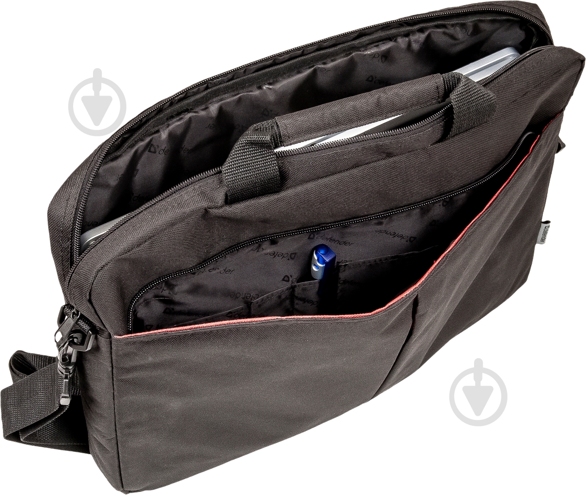 Сумка Defender Defender Iota 15-16" black (26007) - фото 3 Сумка Defender Defender Iota 15-16" black (26007) - фото 3
