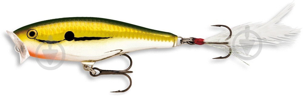 Поппер Rapala Skitter Pop 7 г 70 мм gold chrome SP07-GCH - фото 1