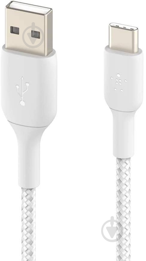 Кабель Belkin USB Type-C – USB 2 м белый (CAB002bt2MWH) - фото 2