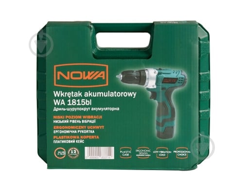 Шуруповерт аккумуляторный Nowa WA1815bl WA1815bl - фото 5 Шуруповерт аккумуляторный Nowa WA1815bl WA1815bl - фото 5