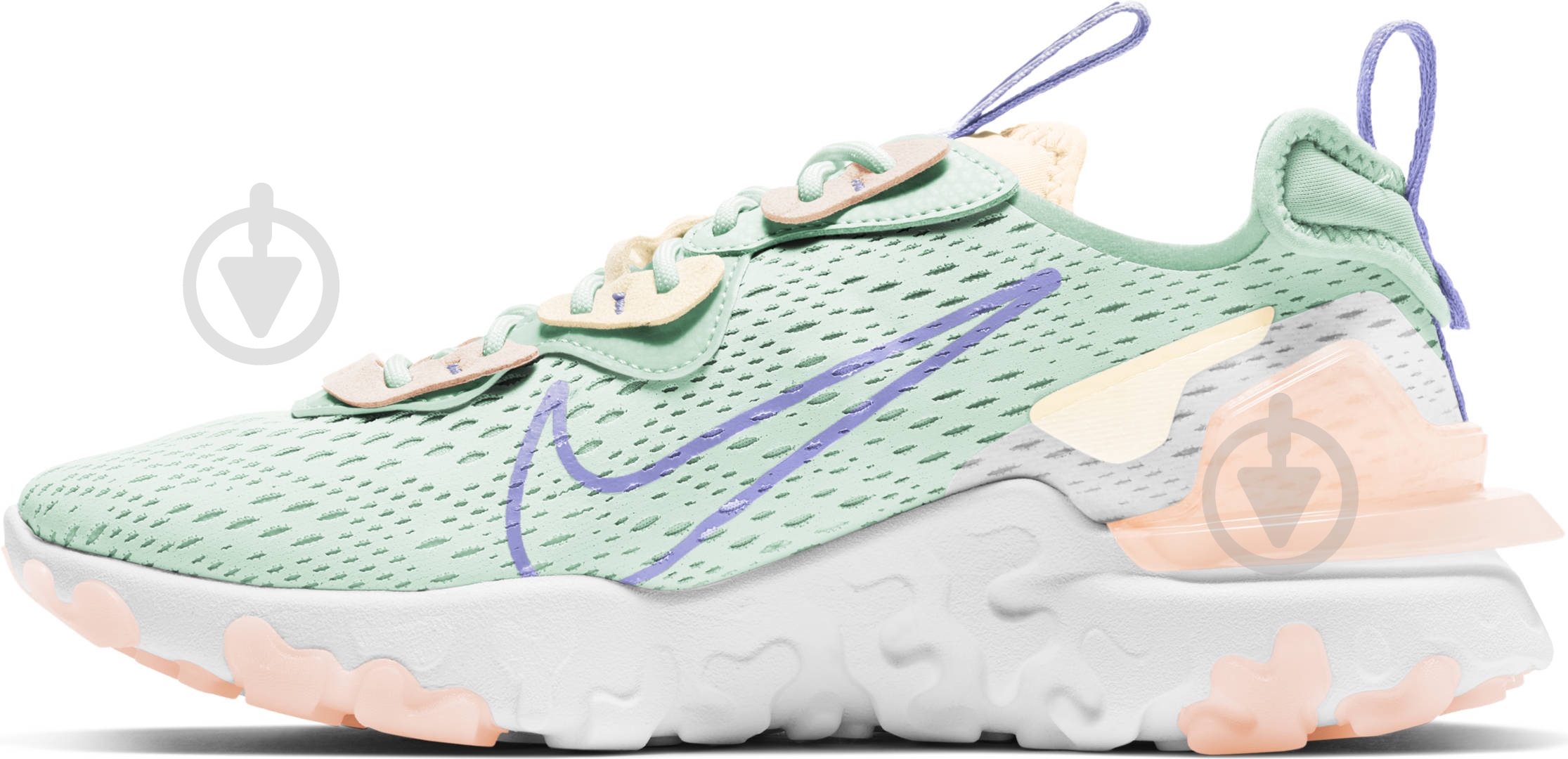 Кроссовки женские демисезонные Nike REACT VISION CI7523-301 р.40,5 бирюзовые - фото 2
