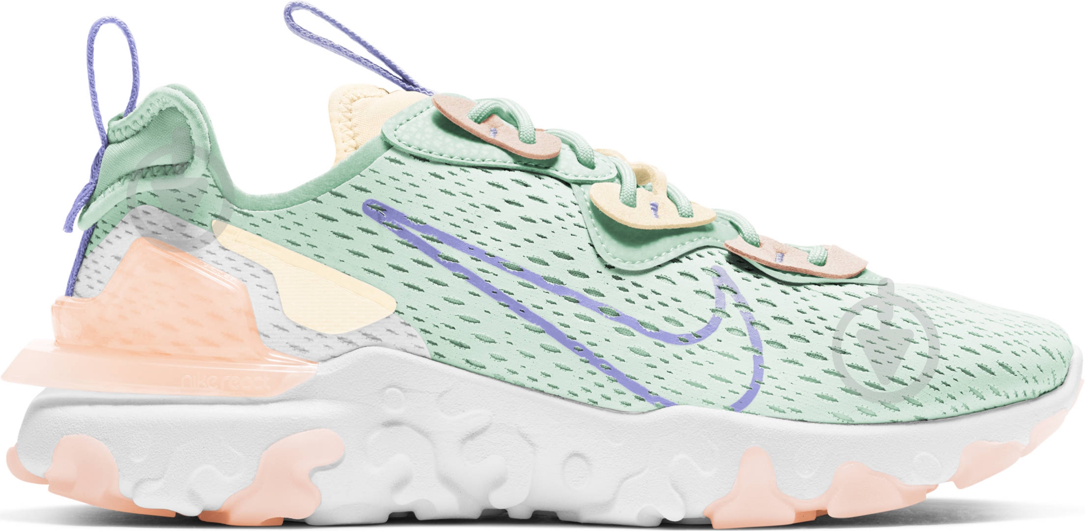 Кроссовки женские демисезонные Nike REACT VISION CI7523-301 р.40,5 бирюзовые - фото 3