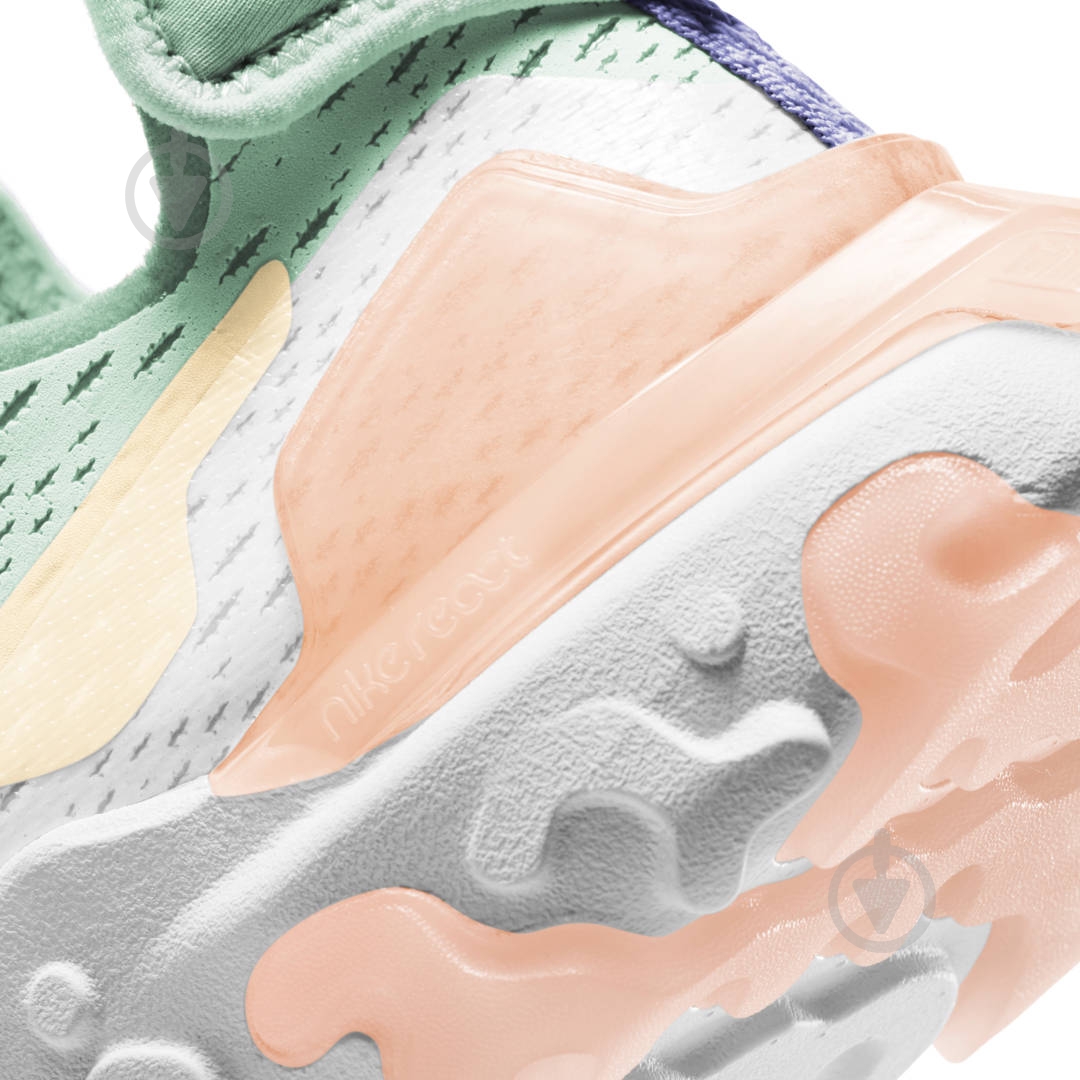 Кроссовки женские демисезонные Nike REACT VISION CI7523-301 р.40,5 бирюзовые - фото 6
