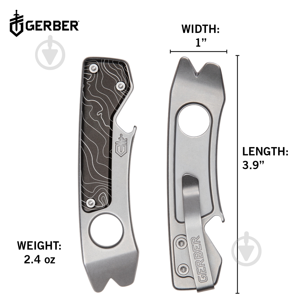 Мультитул Gerber Knives брелок открывалк ShardXL TOPO 4L 1064441 - фото 3 Мультитул Gerber Knives брелок открывалк ShardXL TOPO 4L 1064441 - фото 3