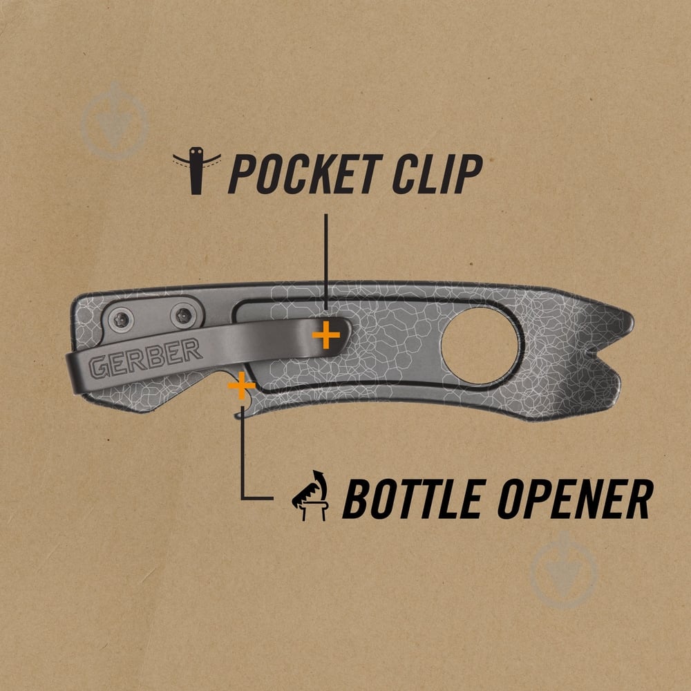Мультитул Gerber Knives брелок открывалк ShardXL TOPO 4L 1064441 - фото 5 Мультитул Gerber Knives брелок открывалк ShardXL TOPO 4L 1064441 - фото 5