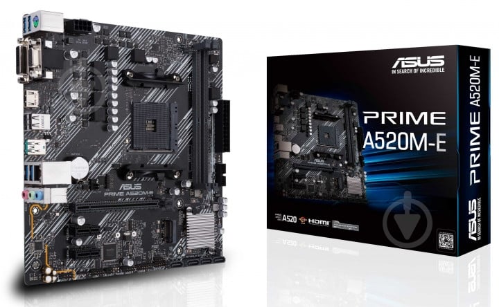 Материнская плата Asus PRIME A520M-E (Socket AM4, AMD A520, mirco ATX) - фото 6