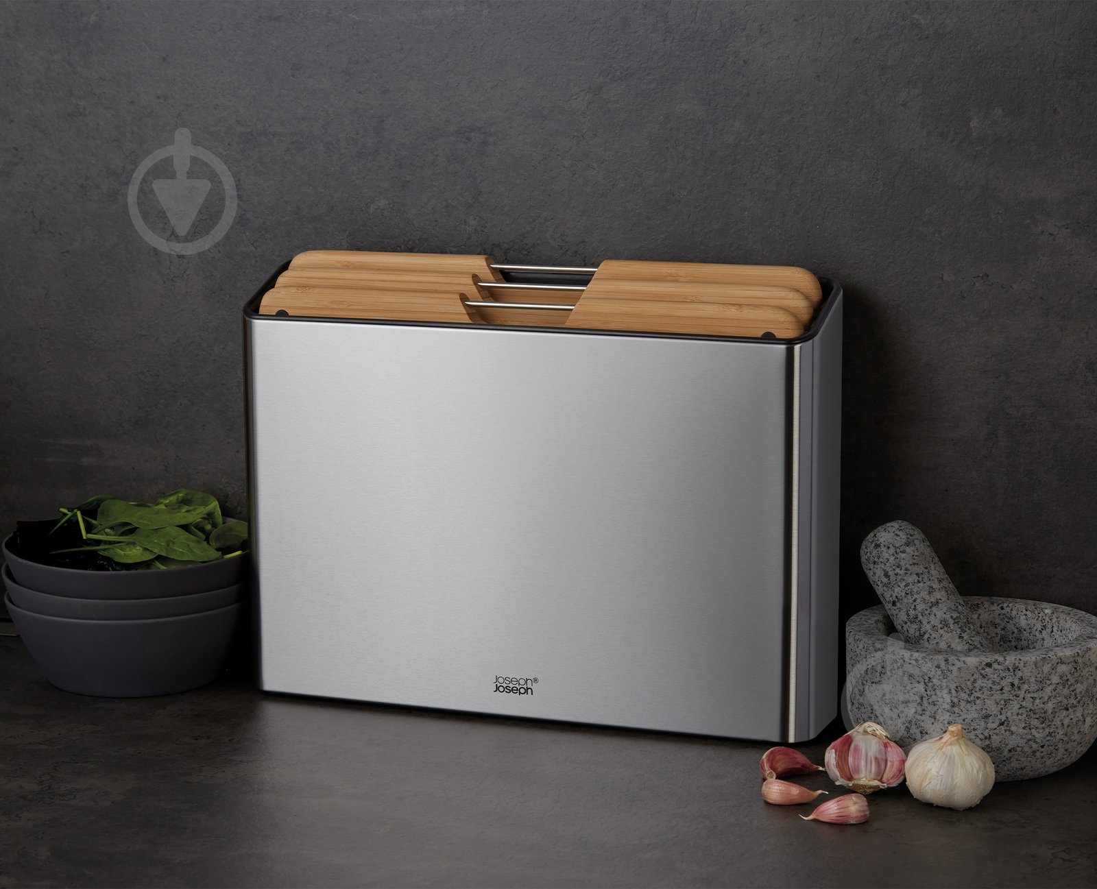 Набор досок разделочных с подставкой Joseph Joseph 3 шт. 01001131 - фото 4 Набор досок разделочных с подставкой Joseph Joseph 3 шт. 01001131 - фото 4