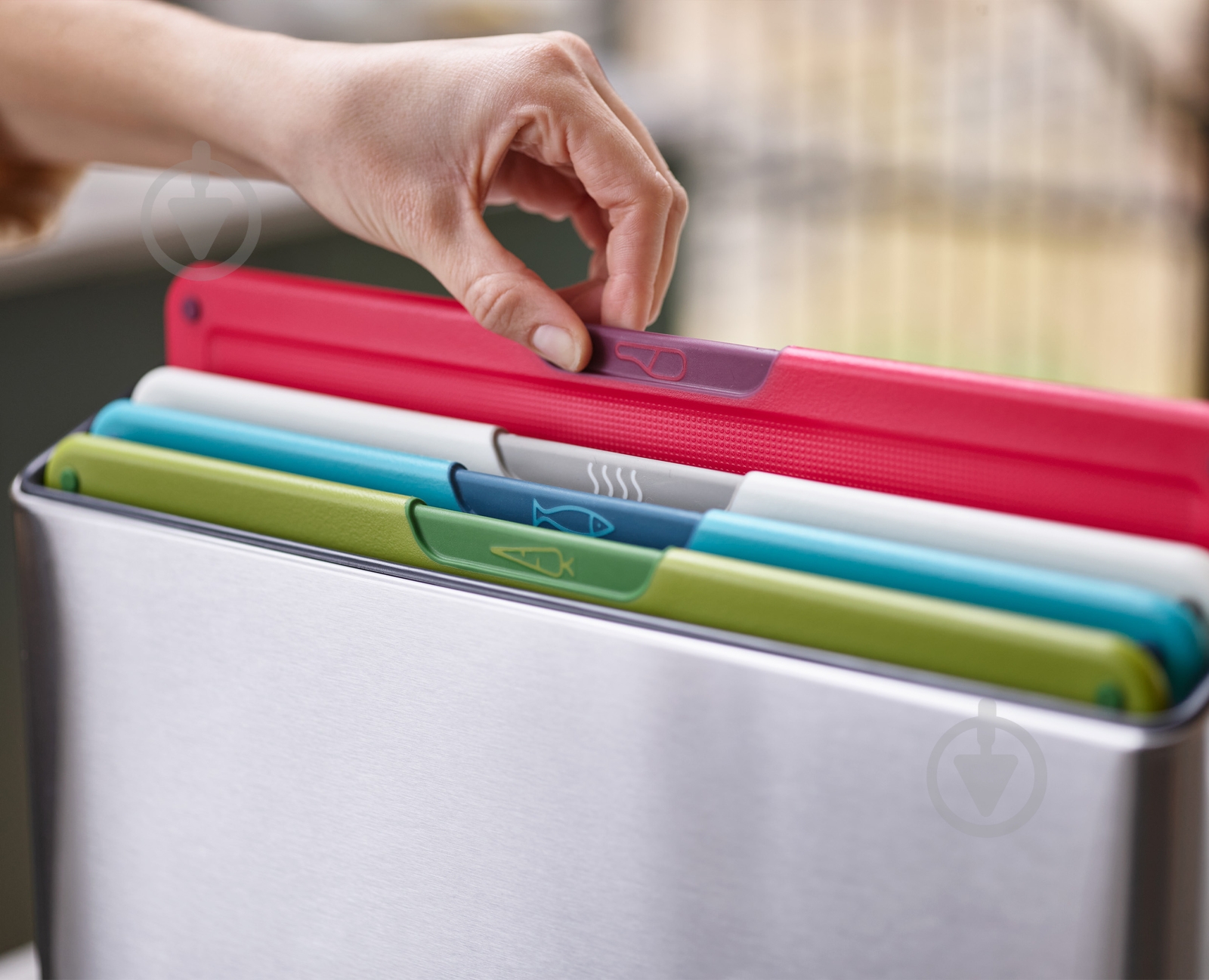 Набор досок разделочных с подставкой Joseph Joseph 4 шт. 01001130 - фото 9 Набор досок разделочных с подставкой Joseph Joseph 4 шт. 01001130 - фото 9